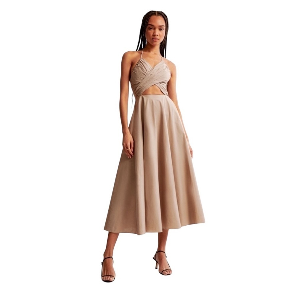 Abercrombie - NWT Crossover Bodice Midi Dress Sz XLP